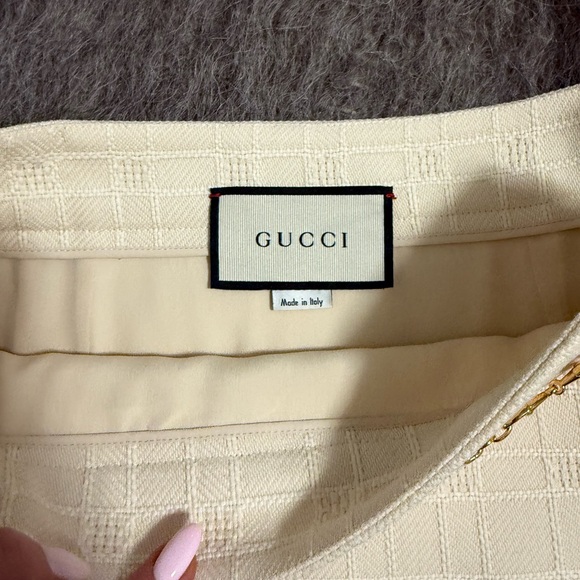 Gucci Ivory Tweed Skirt - Picture 3 of 4